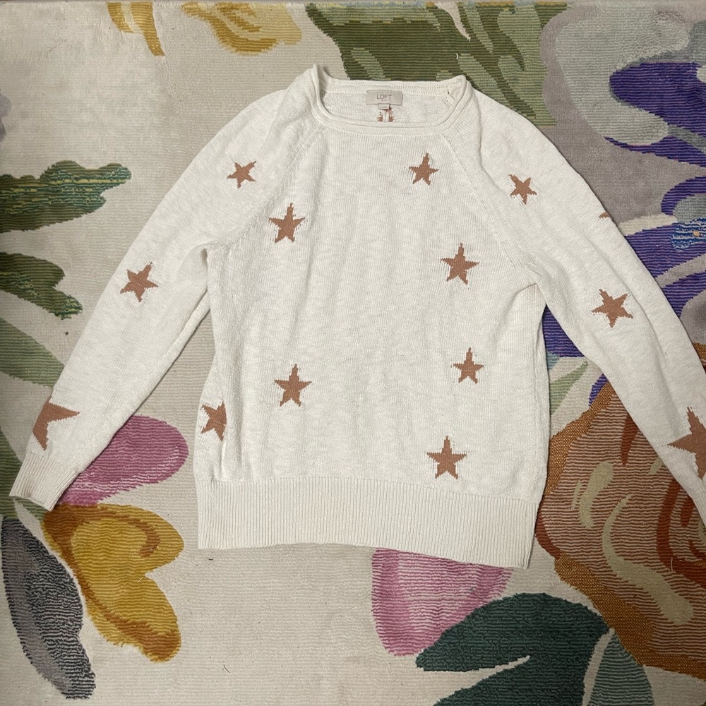 LOFT STAR SWEATER